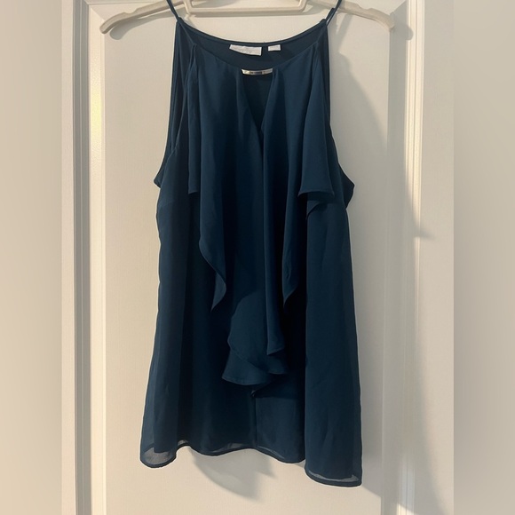 New York and Company Teal Woven Sleeveless Camisole Size M - Picture 2 of 8